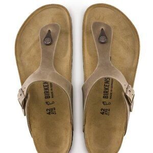 BIRKENSTOCK GIZEH TOBACCO BROWN SIZE 39 (8, 8.5) SANDLE, Brand New